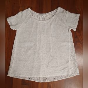 Club Monaco Eyelet back Top